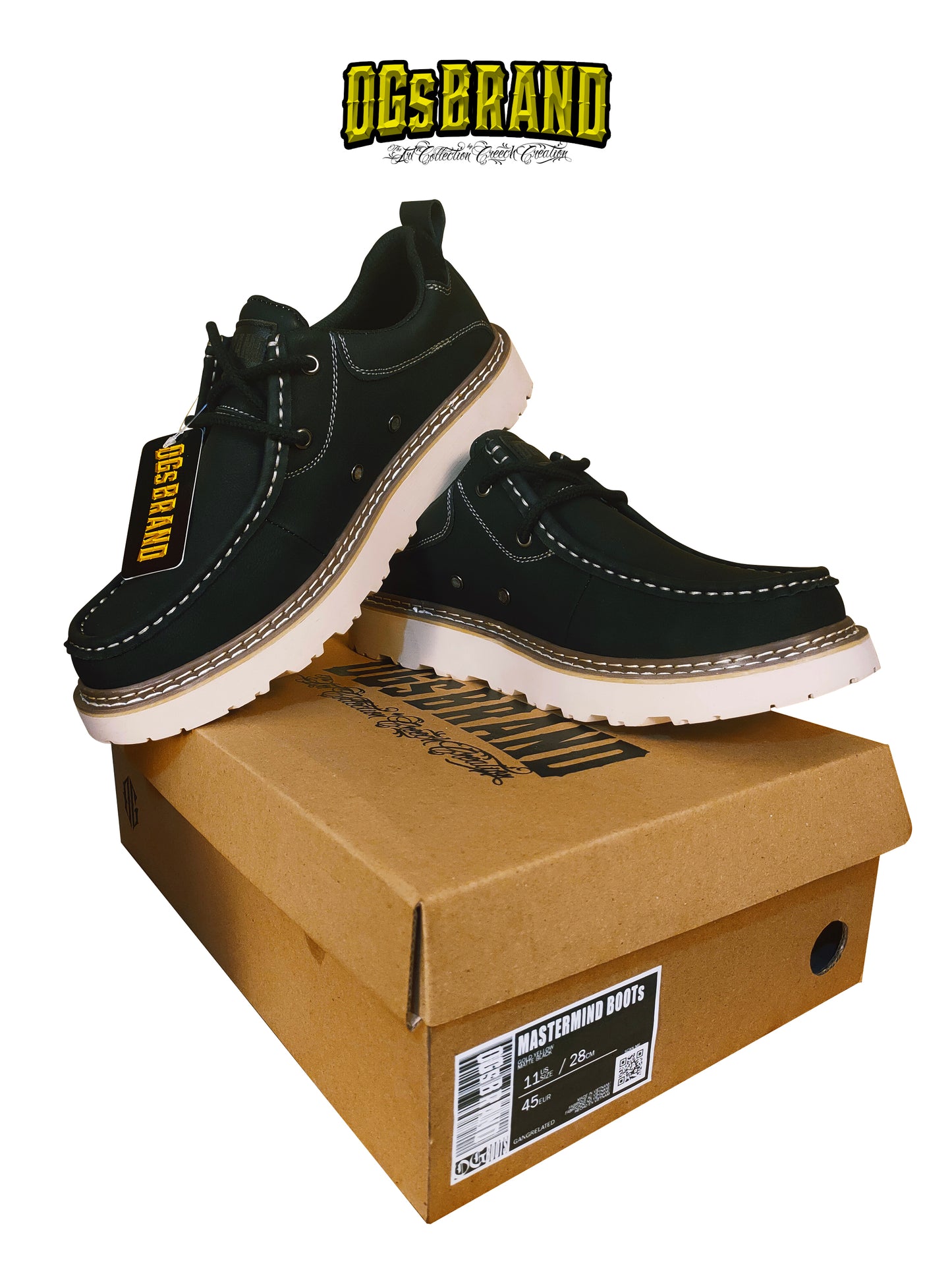 MASTERMIND BOOTS (YELLOW GOLD & MATTE BLACK)